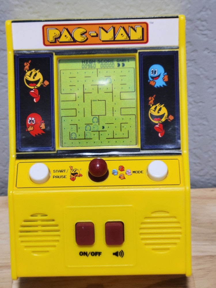 Pac-Man Mini Tabletop Arcade Game Pacman Machine Tested