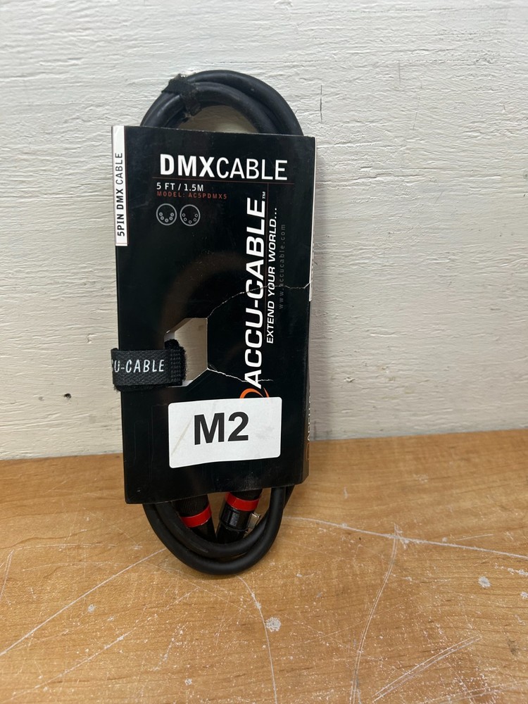 Accu Cable AC3PDMX5 Stage and Studio Power Cable, 5ft