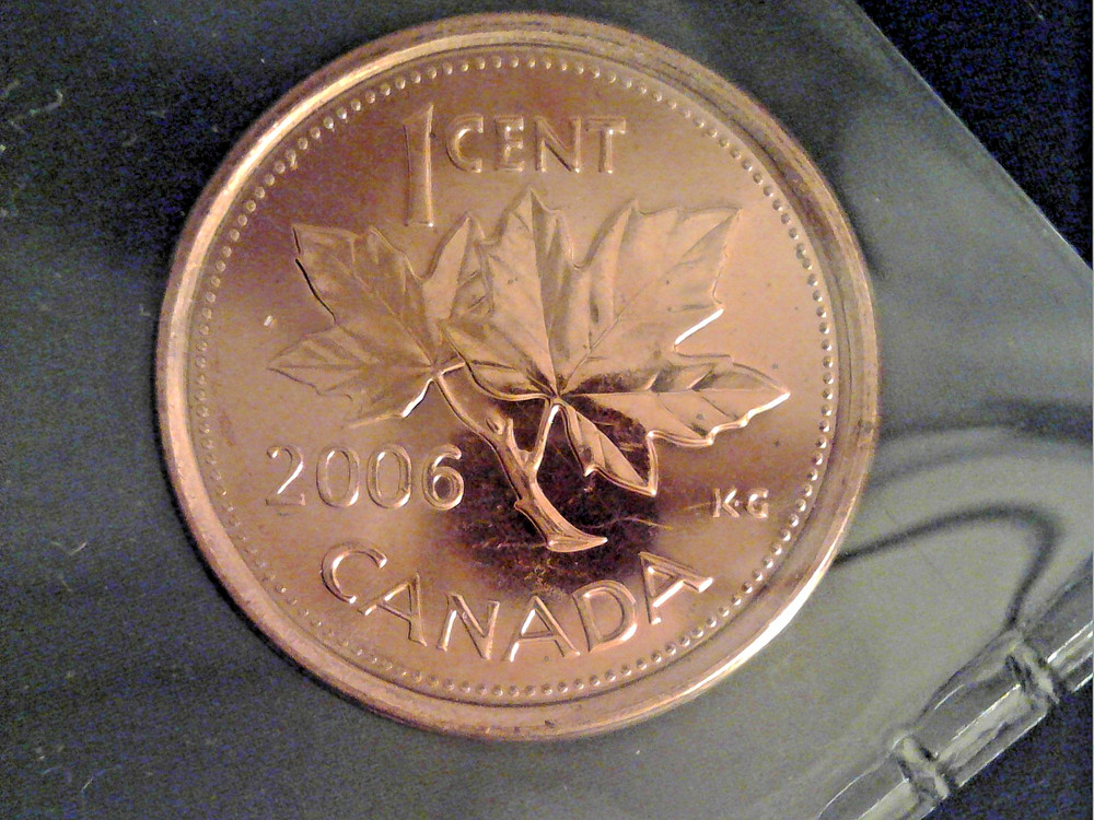 Canada 2006 P No Logo,Magnetic Penny.