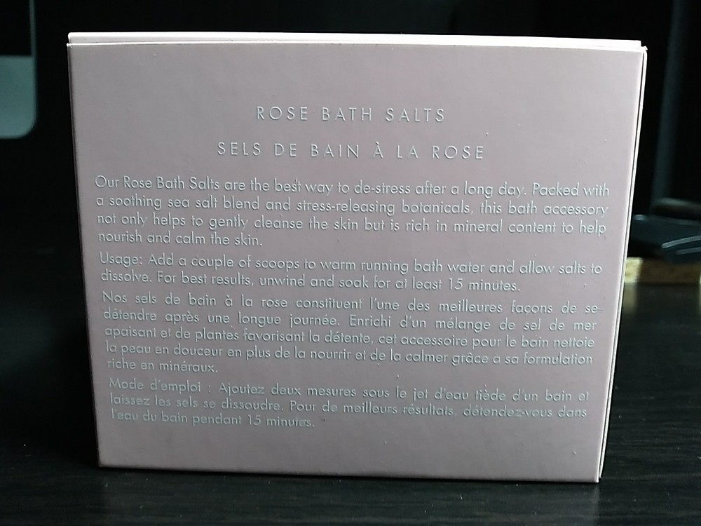 Kylie Skin Rose Bath Salts Size 10oz BOXED