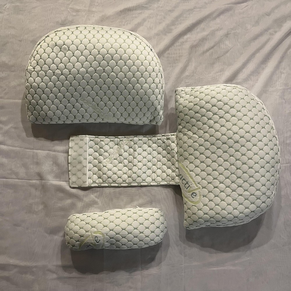Oternal Pregnancy Pillow Double Wedge Maternity Adjustable Belly Back Support