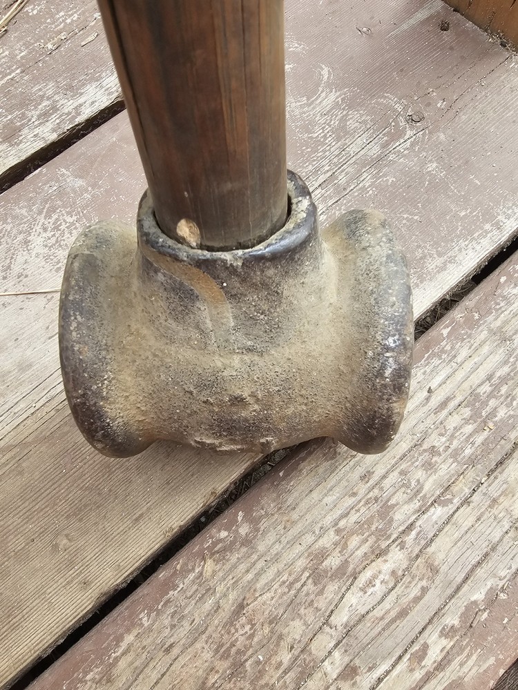 ANTIQUE IRON SLEDGEHAMMER 14 lbs RARE!