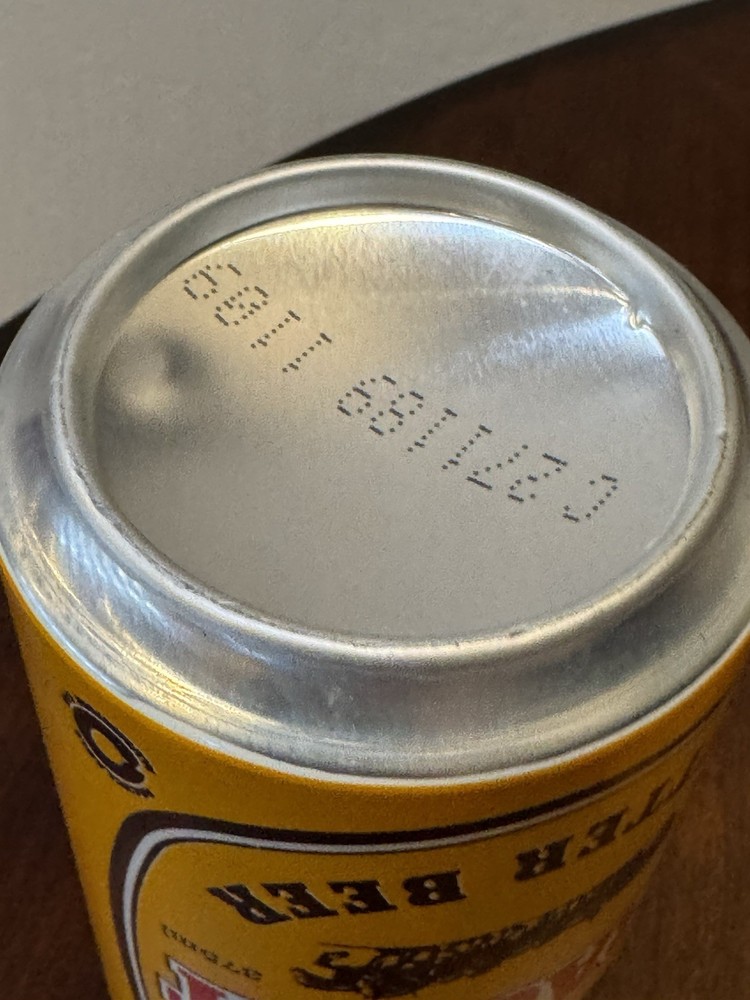 DB Draught Bitter - Swimmer - Commonwealth Games - Empty Beer Can Top-opened