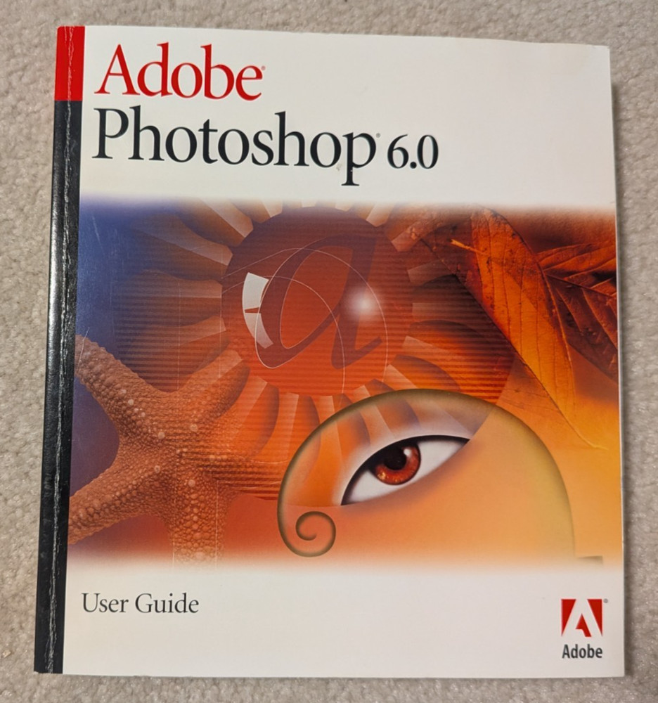 Adobe Photoshop 6.0 User Guide Book Instruction Manual Only (not software)