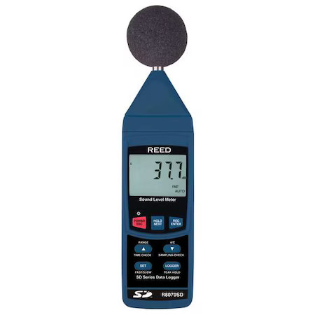 Reed Instruments R8070sd Data Logging Sound Level Meter