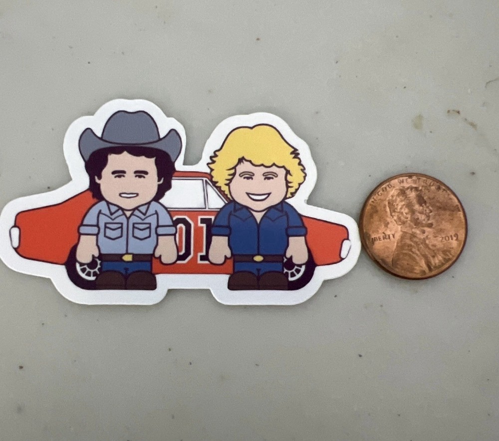 Dukes of Hazard Stickers #8