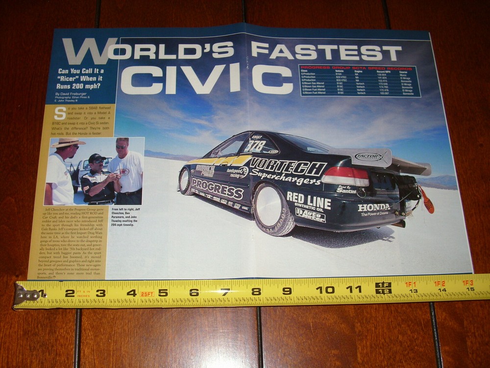 1999 HONDA CIVIC Si ORIGINAL 2003 ARTICLE