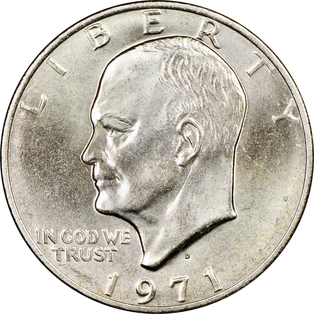 1971-D Eisenhower Dollar NGC MS66+