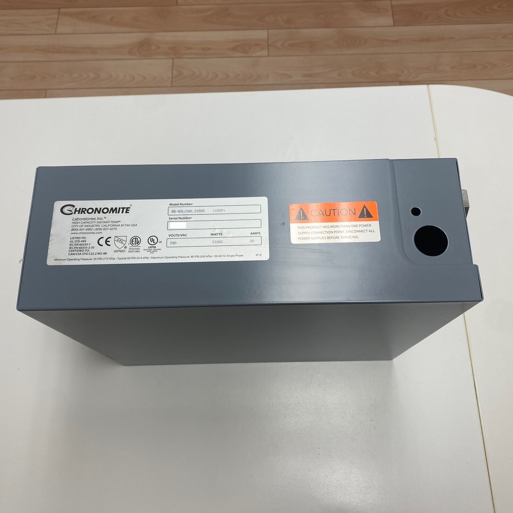 Chronomite Instant Tankless Water Heater ER-90L/240_21600 Commercial Residential