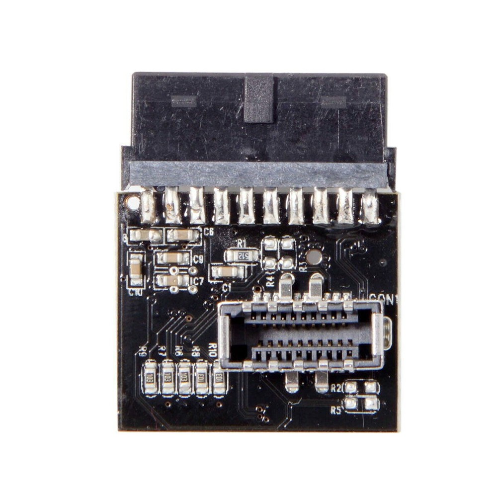 Front Panel Socket USB 3.1 to USB 3.0 20Pin Header Male Extension Adapter