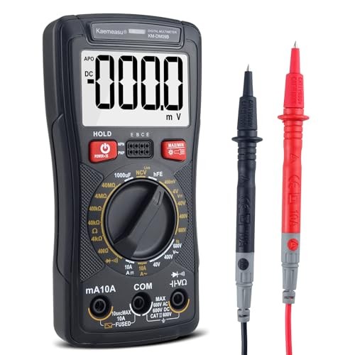 Digital Multimeter Handheld Tester 4000 Counts with NCV Function KM-DM09B