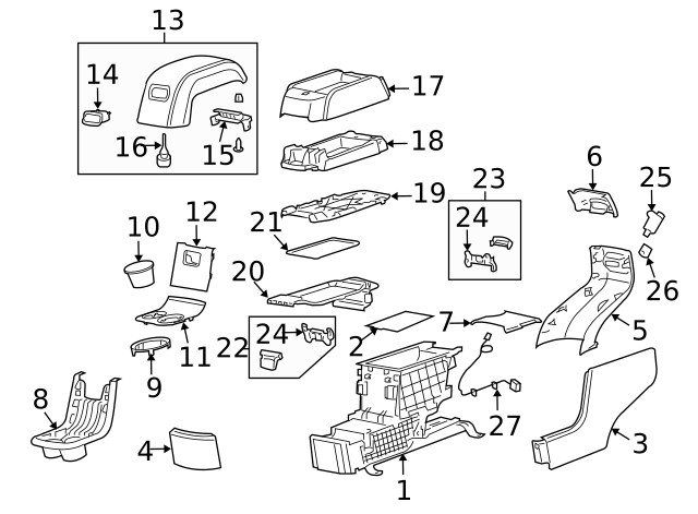 Genuine GM Compartment 25988054