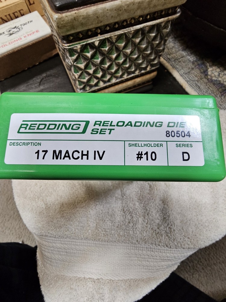 Redding Reloading 2 Die Set 17 Mach IV #80504