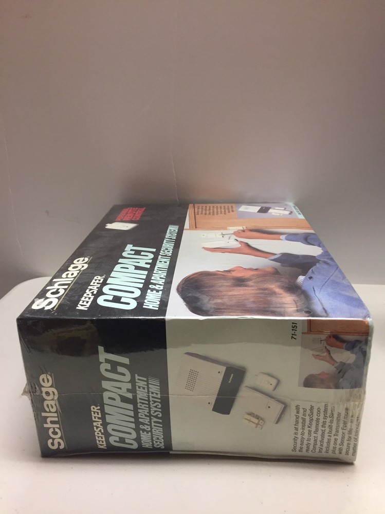 Schlage Keepsafer Compact Home & Apartment Security System w/ Remote 71-151