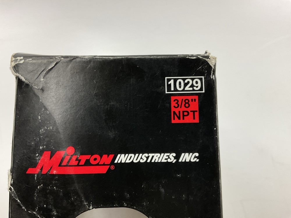 Milton 1029 3/8" Pneumatic Compressed Air Polycarbonate Precision Lubricator