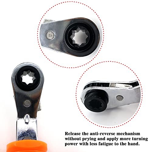 Automatic Slack Adjuster Release Tool and Wrench Fork End Release Tool and