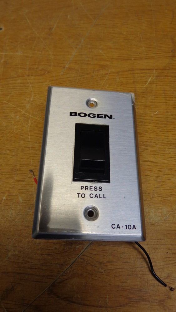 Bogen communications Call in switch CA-10A