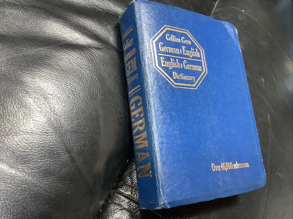 ORIGINAL COLLINS GEM GERMAN/ENGLISH DICTIONARY 📕1978 REPRINT