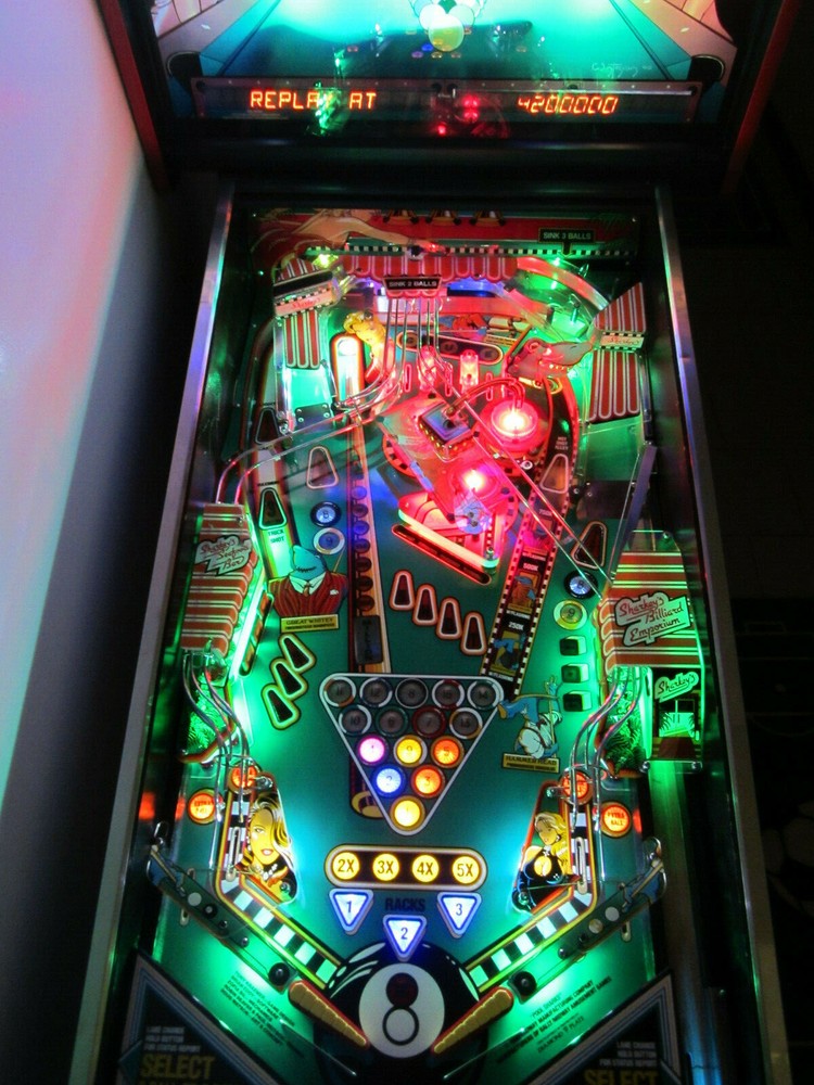 POOL SHARKS Pinball - NON GHOSTING Lighting Kit custom SUPER BRIGHT KIT