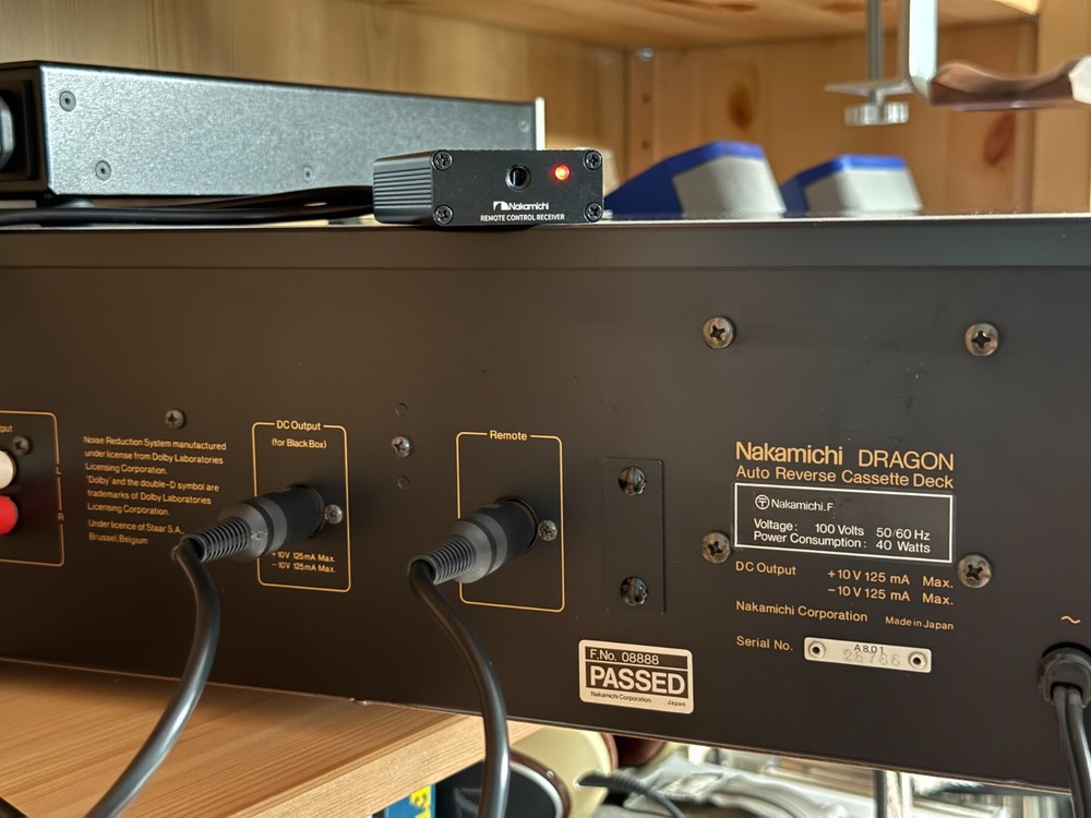 REMOTE CONTROL FOR Nakamichi Dragon TapeDeck