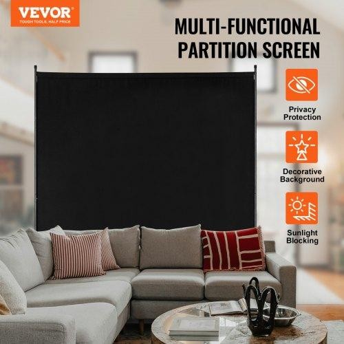 Room Divider Single Panel Room Divider 6FT Privacy Screen Indoor