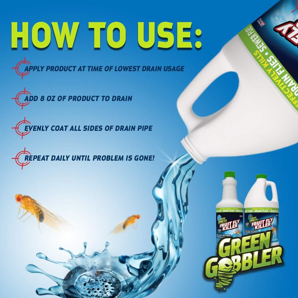 Fruit Fly Goodbye Gel Drain Treatment | Drain Fly Killer | Fruit Fly Killer | Dr