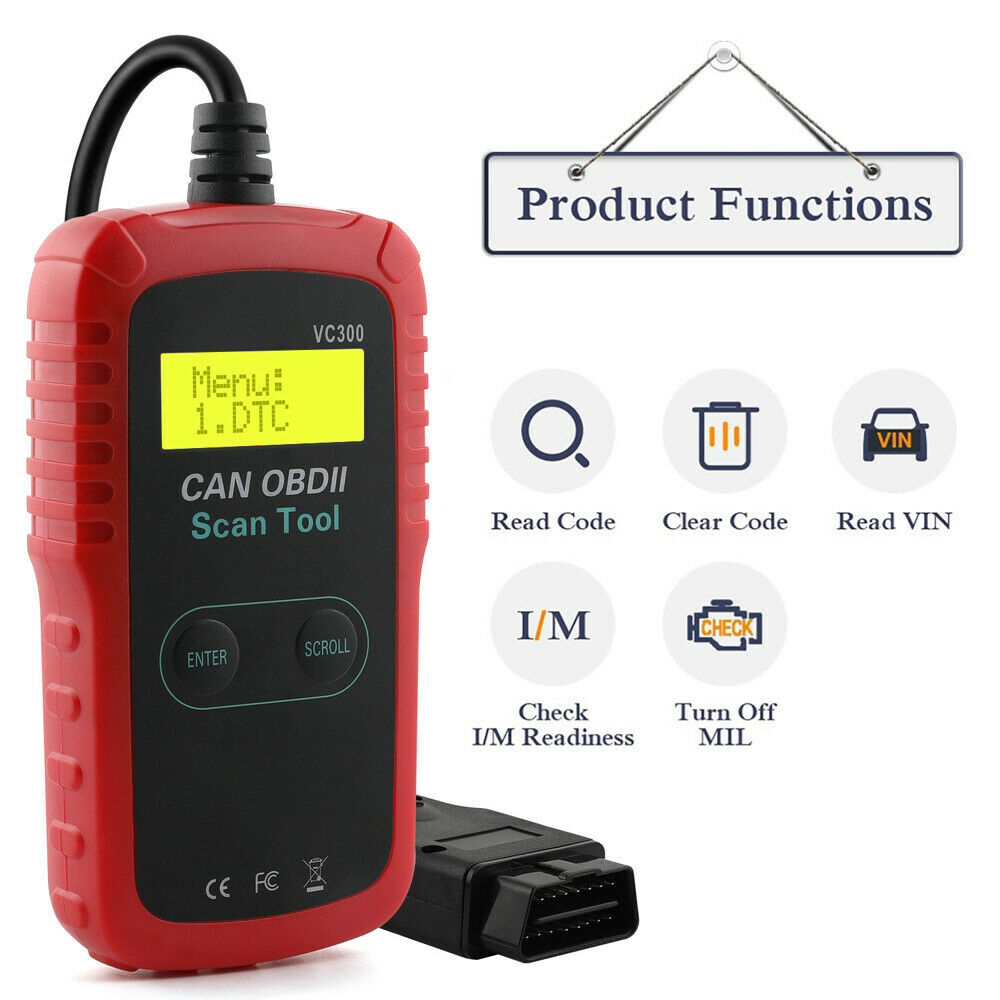 Check Engine Fault Car Code Reader OBD2 Scanner Automotive Diagnostic Scan Tool