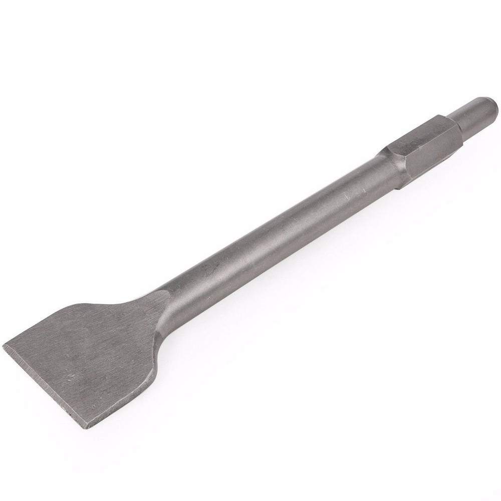 XtremepowerUS Wide Tile Chisel Bit for Demolition Medium to Large, Silver