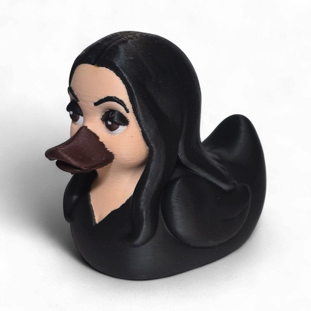 Morticia Adams Duck