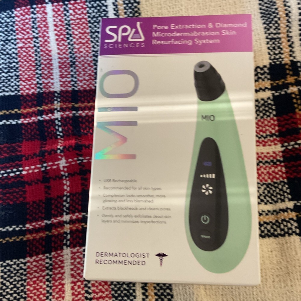 Spa Sciences MIO Diamond Microdermabrasion Pore Extraction Tool, Green