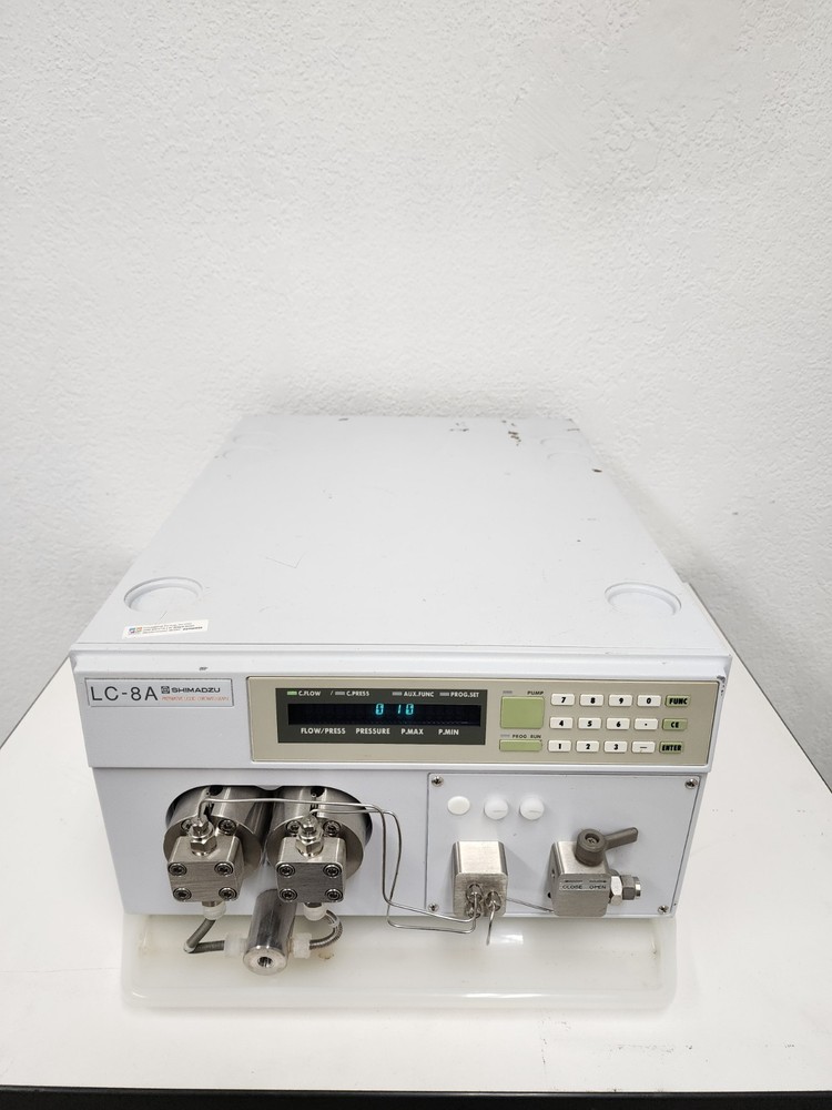 Shimadzu LC-8A Preparative Liquid Chromatography Pump Powers On