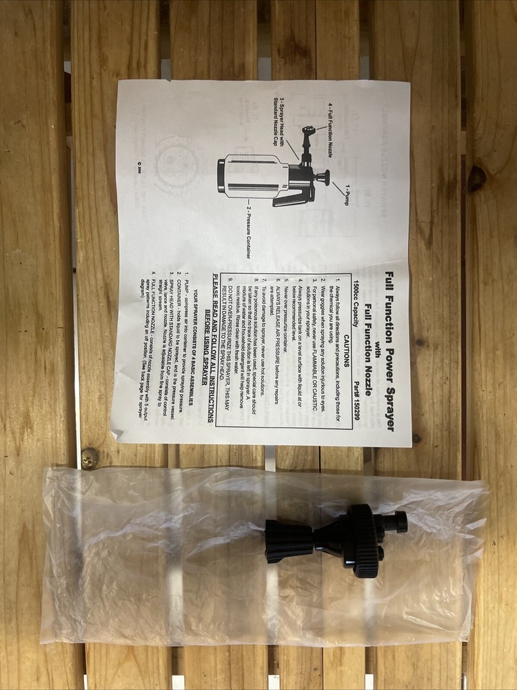 Tolco 150299 Full Function Power Sprayer 8.25" Height 12" Width, 50 oz. Capacity