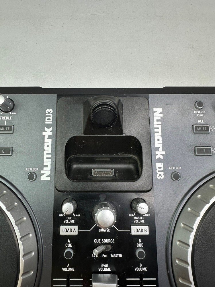 Numark DJ Controller iDJ3, USB iPod Dock Auto Loop Black Color, TESTED, No Cords