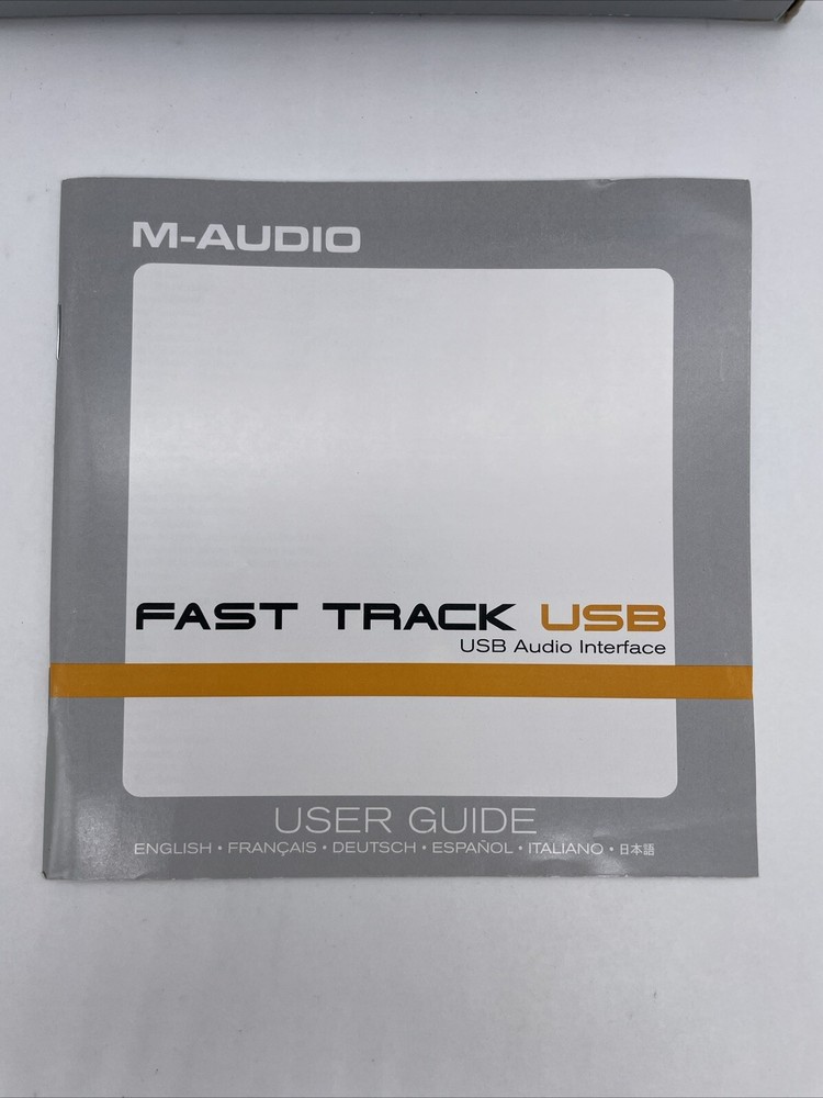 M-Audio Fast Track USB Mac or Windows SHIPS AS PICTURED