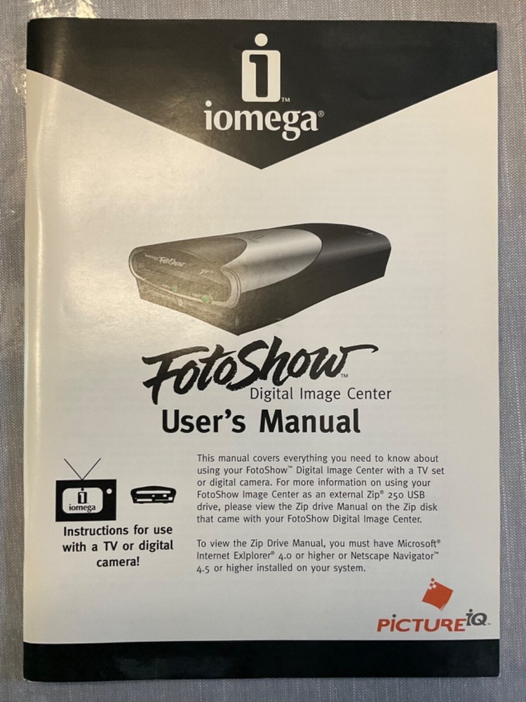 iomega FotoShow user  manual