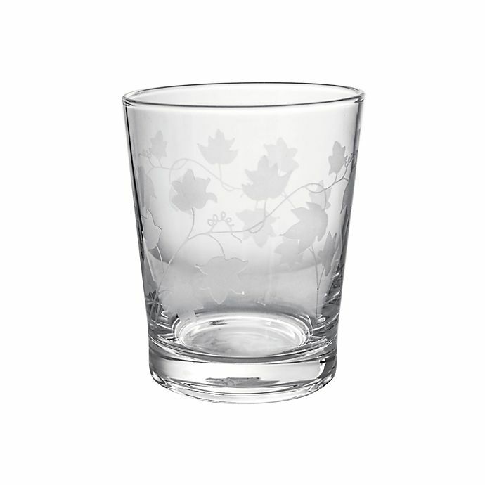 Fall Leaf Double Old Fashioned Glasses (Set of 2)