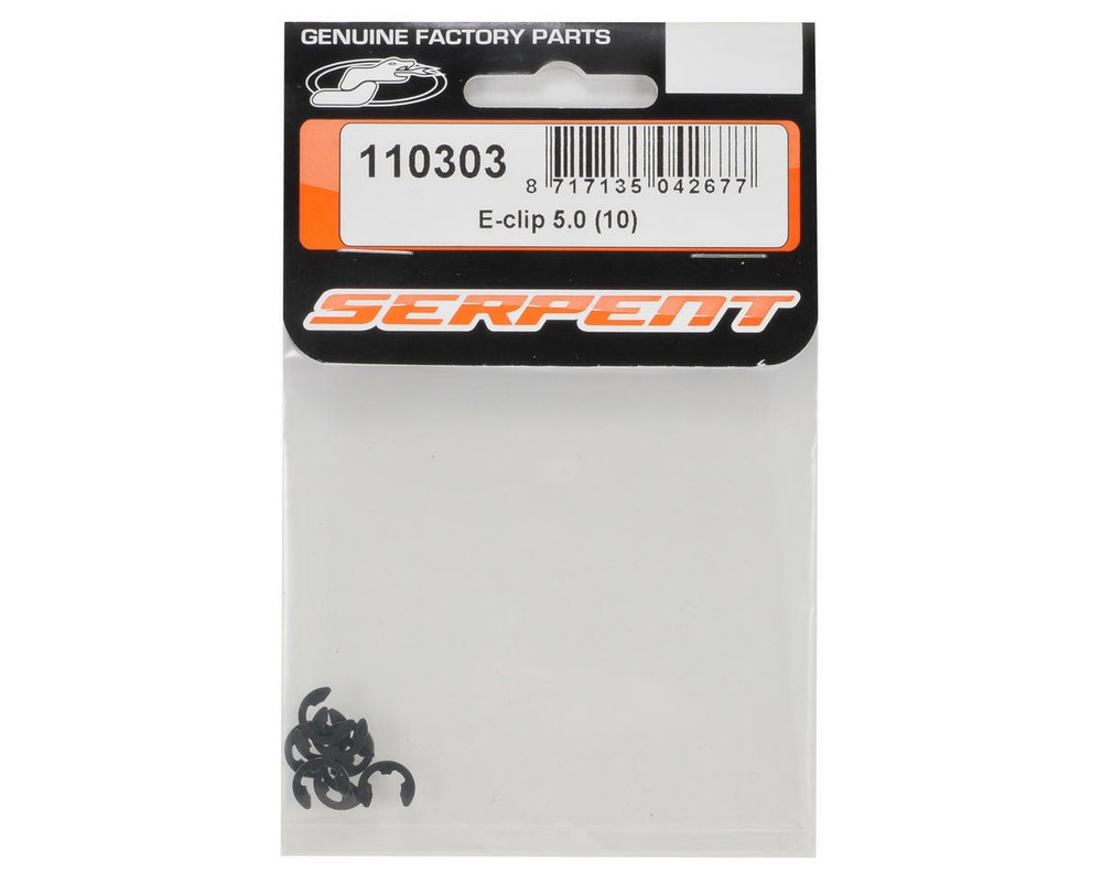 Serpent 5mm E-Clip (10) [SER110303]