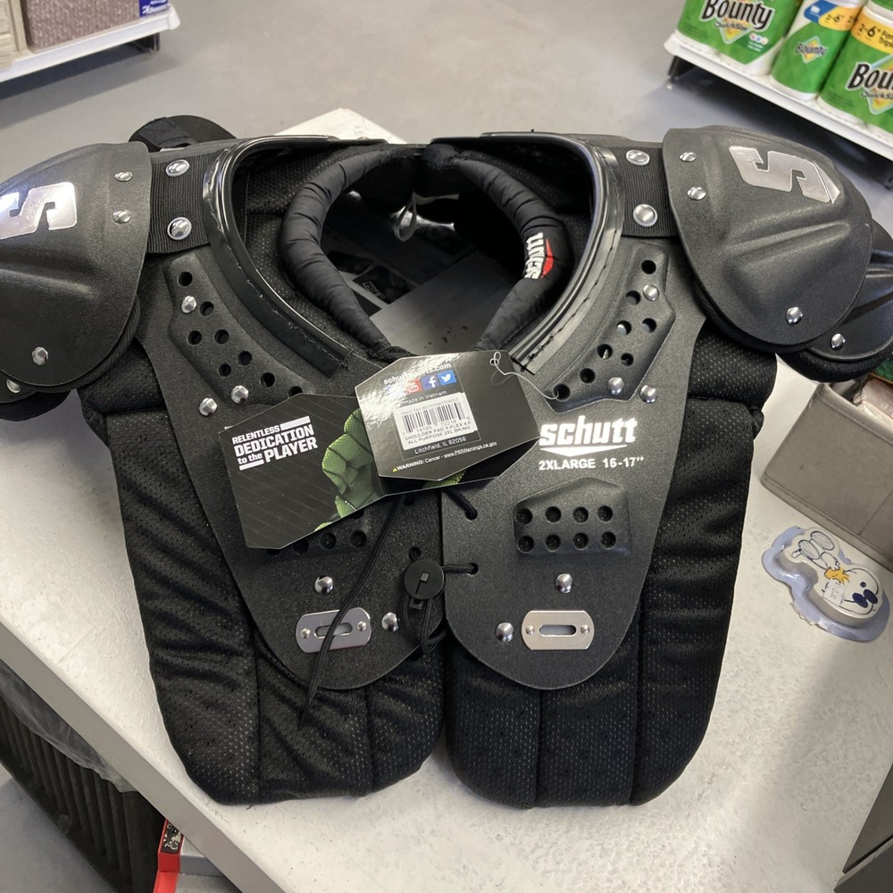 Shut Football￼pads With Back Plate
