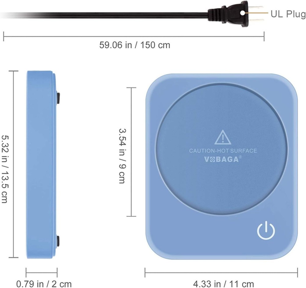 Desk Coffee Mug Heater with 3 Temp Settings