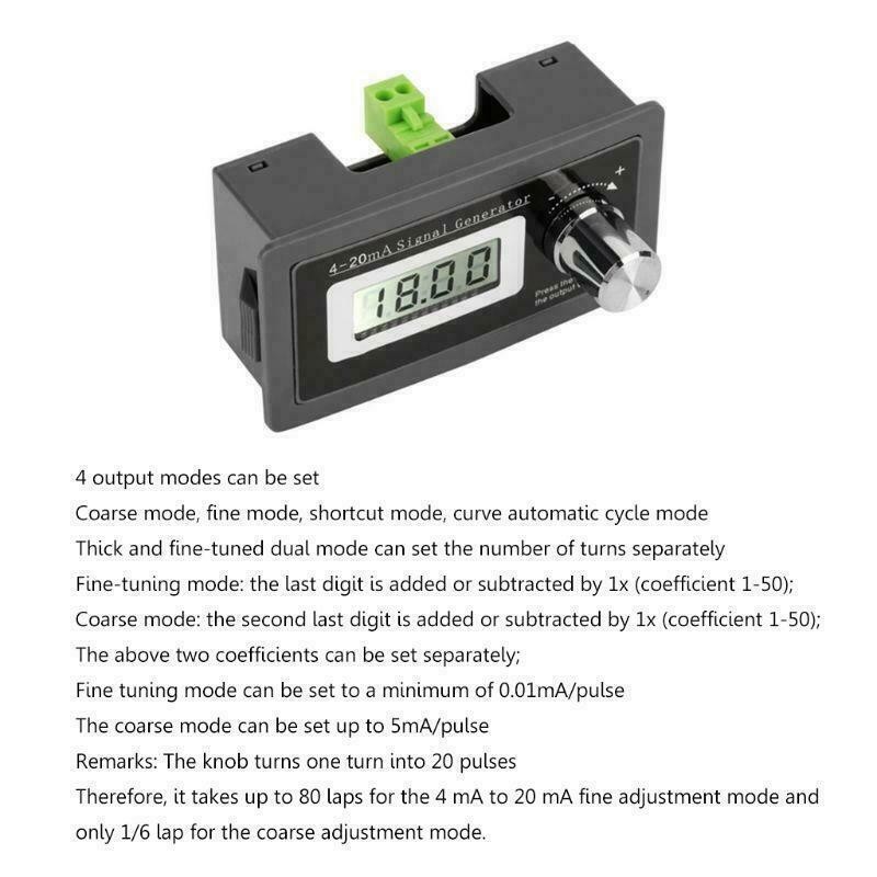 4-20MA Current Signal Generator Two-Wire Current Loop Analog Sensor Transmitter