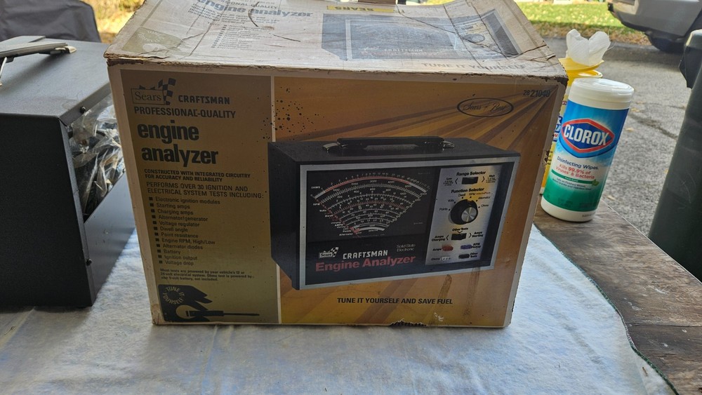 Vintage Sears Craftsman Solid State Electronic Engine Analyzer Model 161.210400