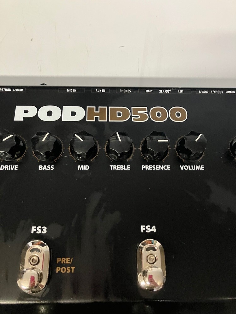 Line 6 Pod HD500 Multi-Effects Guitar Processor Pedal W/Manual