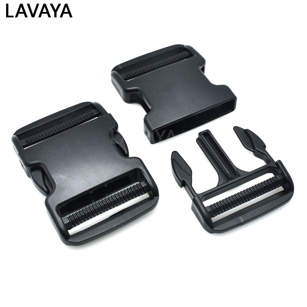 1pcs 2" Plastic Side Release Belt Buckles Dual Adjustable Buckle Webbing 50mm