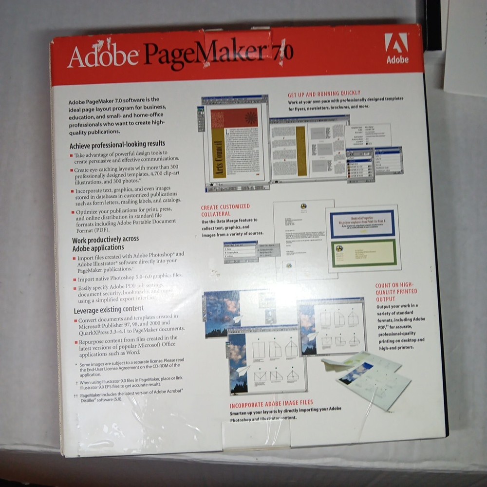 Adobe PageMaker 7.0 Education Version for Macintosh MAC