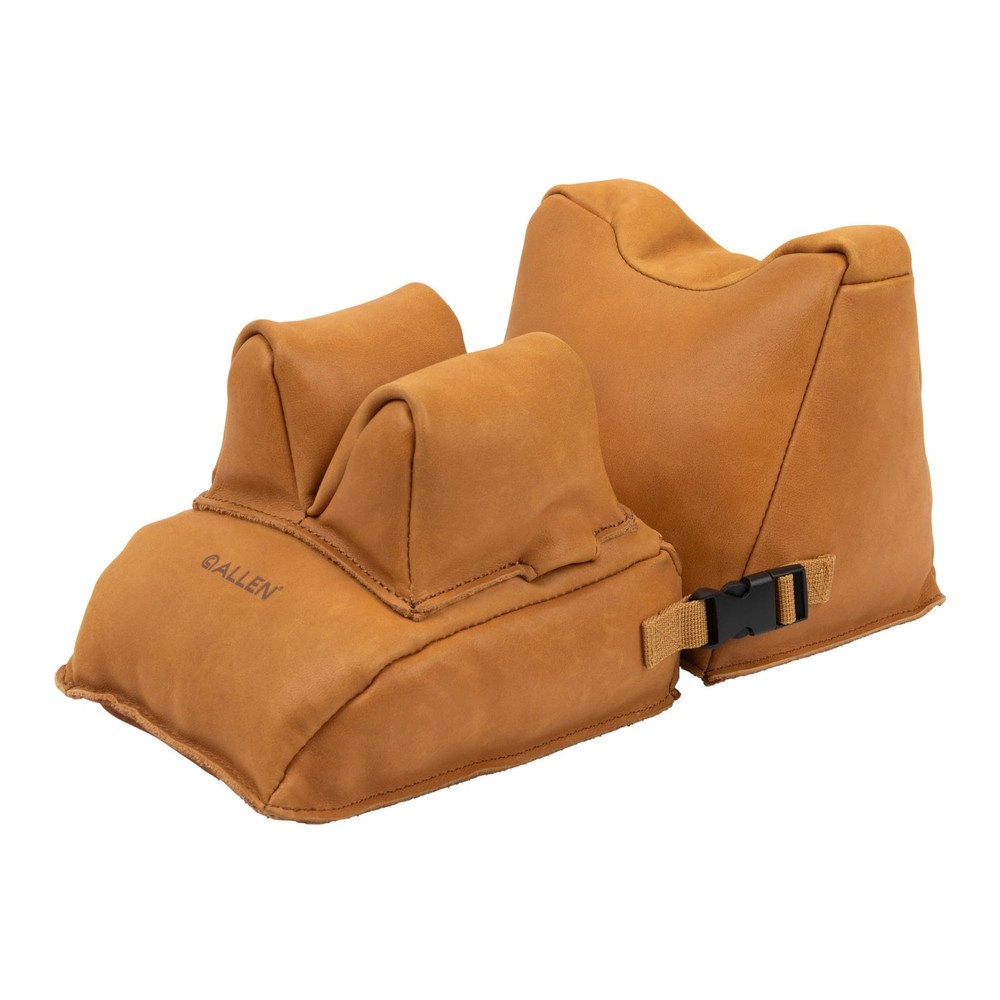 Longmont Leather Filled Front & Rear Shooting Rest Combo, Light Brown