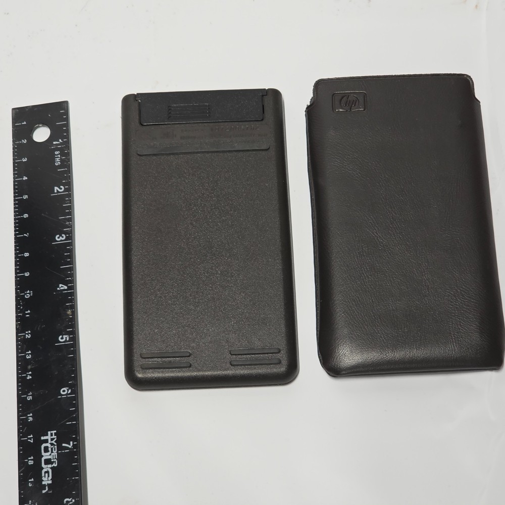 Hewlett Packard Business 10B Pocket Caculator with Case Works