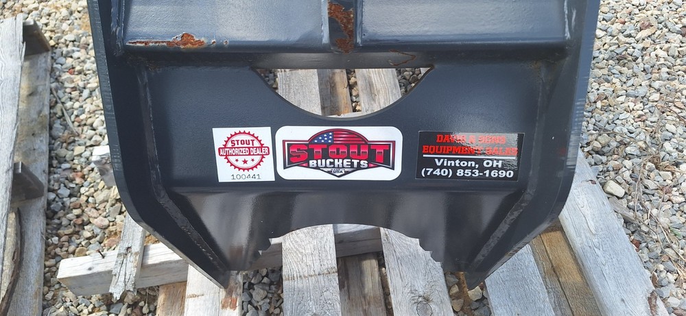 Stout Buckets Add On pallet Fork Grapple Skid Steer Tractor