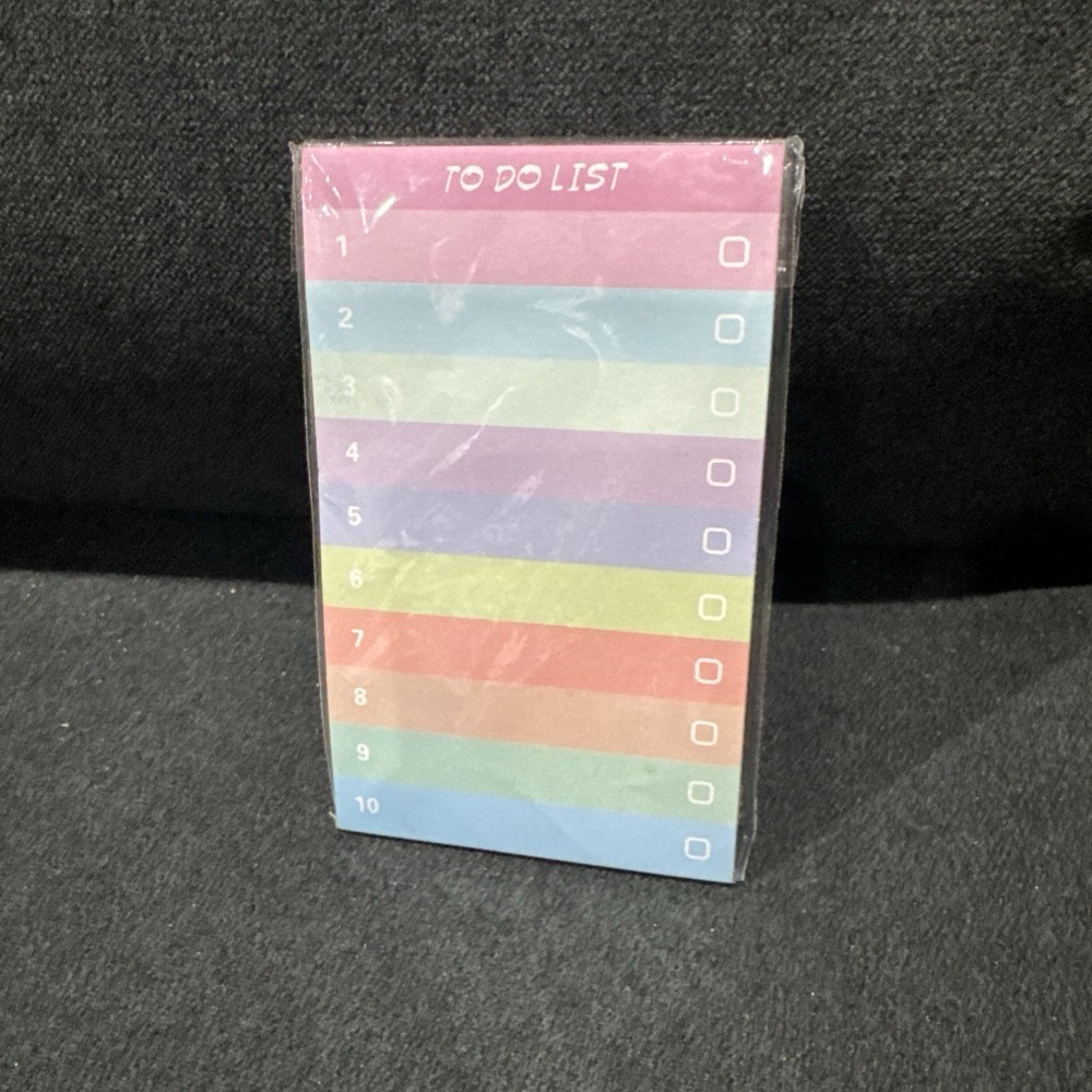 small to do list notepads (pack of 6)
