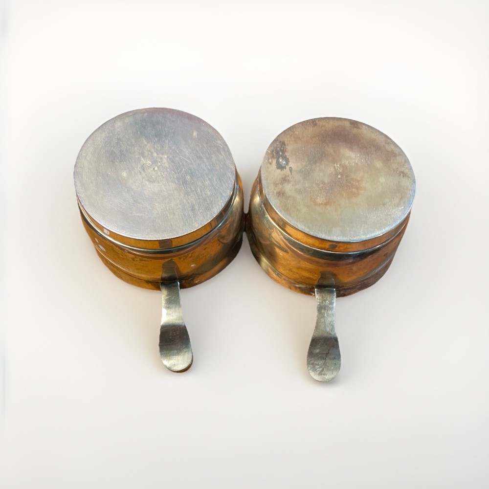 Vintage Silverplate Raj Era Stackable Sugar & Creamer Set