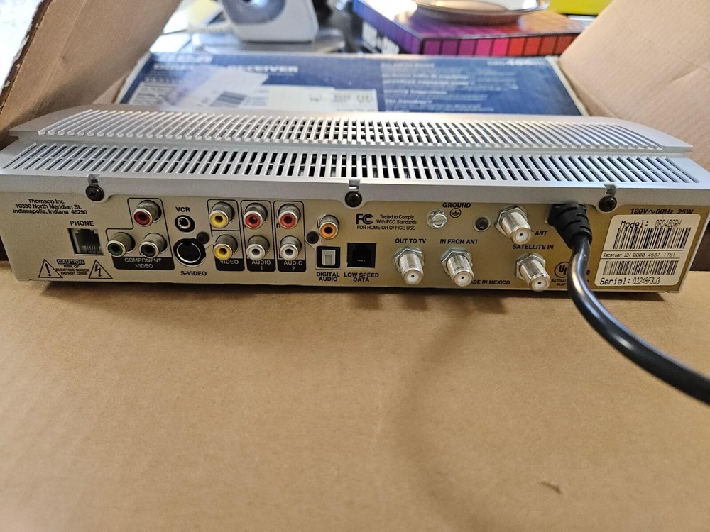 WORKING! RCA DIRECTV SATELLITE RECEIVER DRD486RH